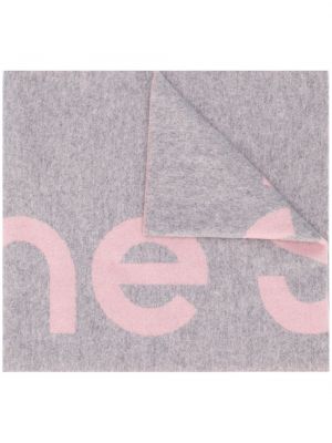 Bufanda de tejido jacquard Acne Studios rosa