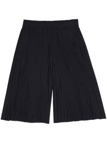 Pantaloni scurți plisate Mm6 Maison Margiela negru