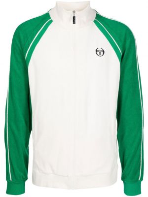 Brodert lang jakke Sergio Tacchini hvit