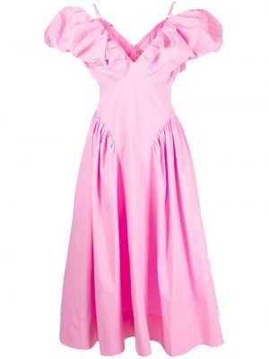 Миди рокля Rejina Pyo розово