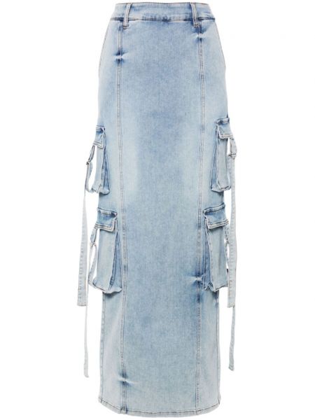 Džínsová sukňa Retrofete modrá