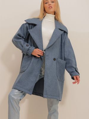 Oversized παλτό Trend Alaçatı Stili