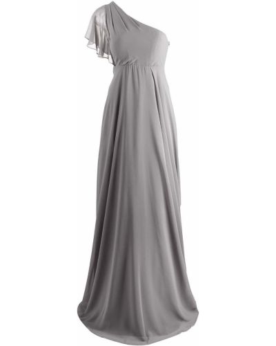 Robe de soirée asymétrique Marchesa Notte Bridesmaids gris