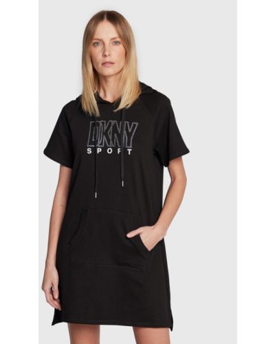 Robe de sport en tricot Dkny Sport noir