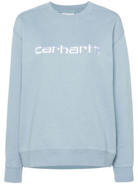 Broderet sweatshirt Carhartt Wip blå