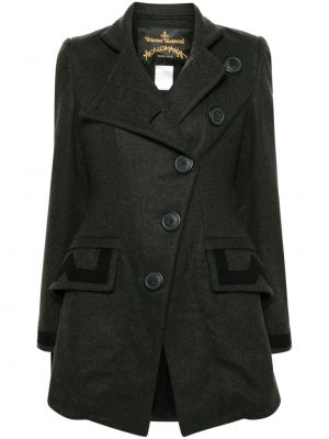 Vlněný kabát Vivienne Westwood Pre-owned šedý