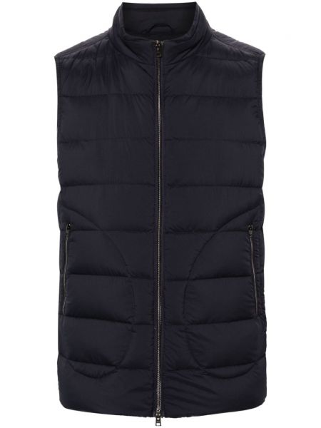 Gilet matelassé en plume Herno bleu