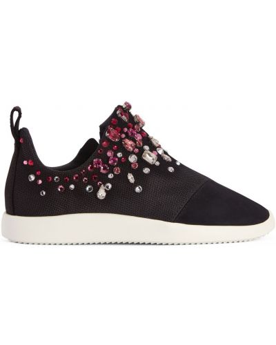 Krystaller sneakers Giuseppe Zanotti svart