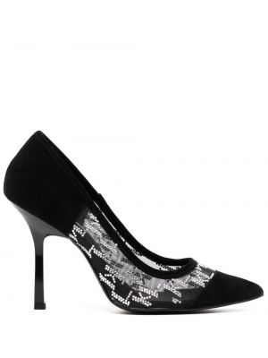 Полуотворени обувки Karl Lagerfeld черно