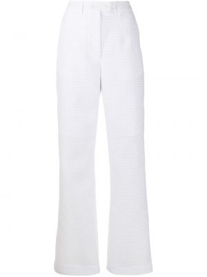 Pantalones rectos Cecilie Bahnsen blanco