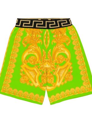 Trykt bomuld shorts for drenge Versace Kids