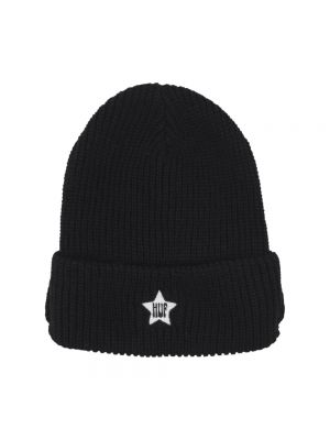 Czarna czapka w gwiazdy Huf