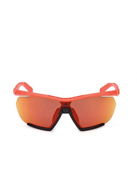 Okulary przeciwsłoneczne sportowe Adidas czerwone