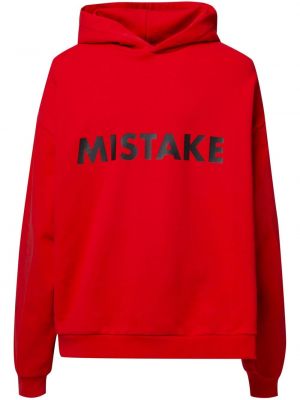 Hoodie A Better Mistake rosso