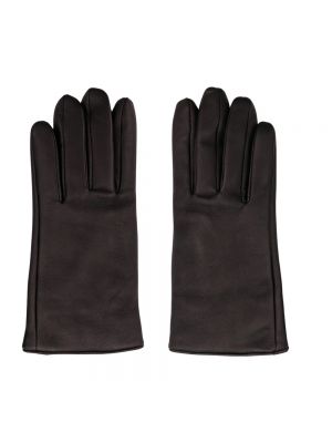 Czarne rękawiczki Saint Laurent