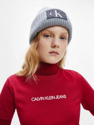Căciulă Calvin Klein Jeans gri