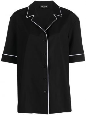 Памучна риза Del Core черно