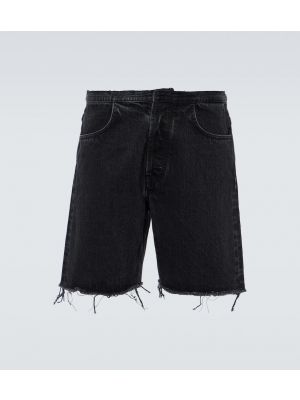 Pantaloni scurți din denim Givenchy negru