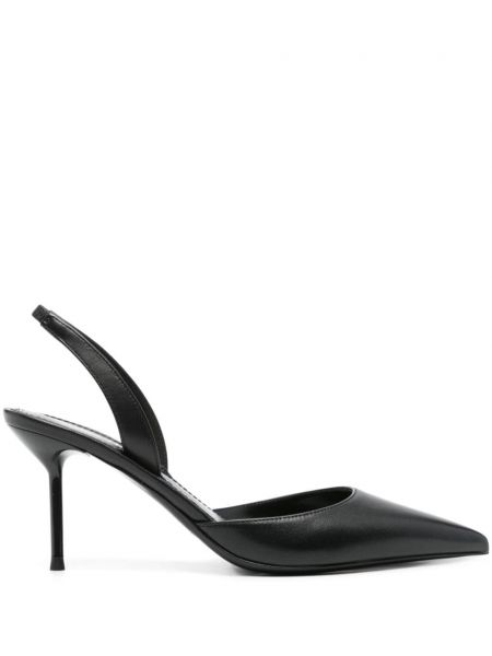 Slingback pumper med stropper Paris Texas sort