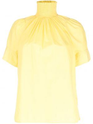 Bluse mit rüschen N°21 gelb