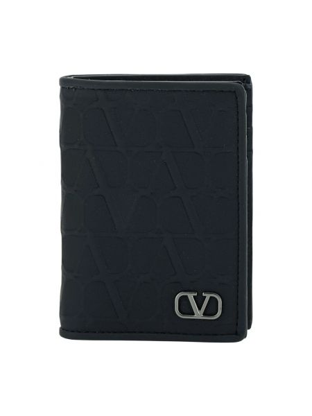 Czarny portfel Valentino Garavani
