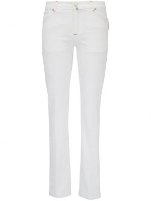 Pantaloni slim fit Kiton bianco
