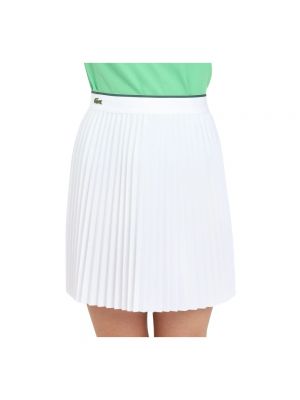 Mini spódniczka Lacoste biała