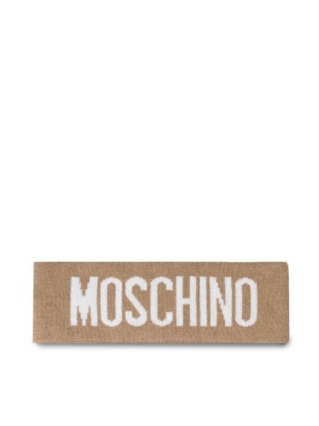 Mănuși Moschino bej