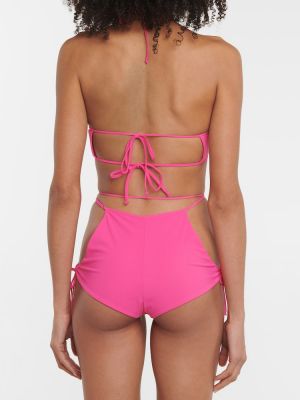 Shorts taille haute Nensi Dojaka rose