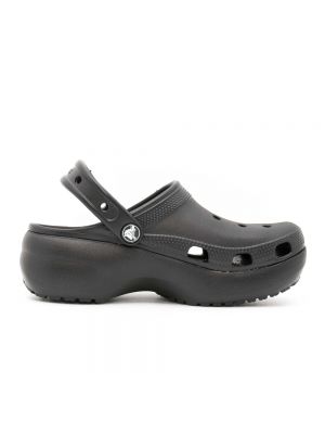 Zapatillas con plataforma Crocs negro