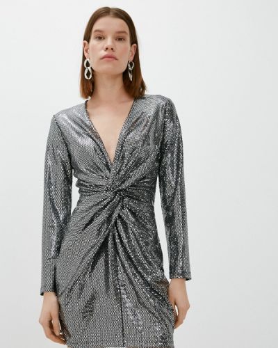 Вечернее платье Kontatto, серебряное