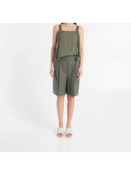 Pantalones cortos cargo con bolsillos Kaos verde