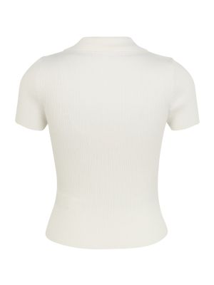 Поло тениска Missguided Petite бяло