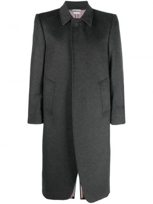 Μακρύ παλτό με κουμπιά Thom Browne γκρι