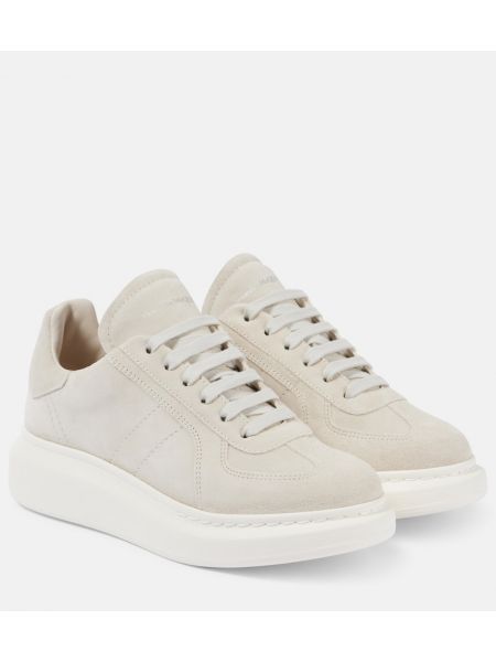 Överdimensionerad läder sneakers Alexander Mcqueen