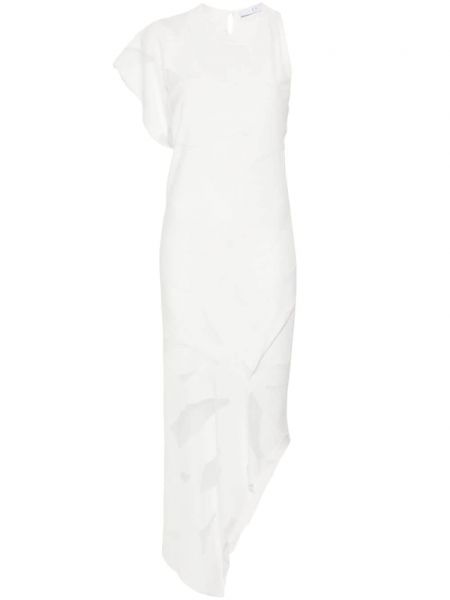 Robe mi-longue asymétrique Iro blanc