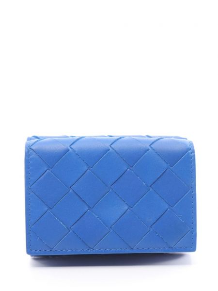 Bőr pénztárca Bottega Veneta Pre-owned kék