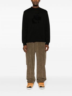 Sweatshirt mit rundem ausschnitt Karl Lagerfeld schwarz
