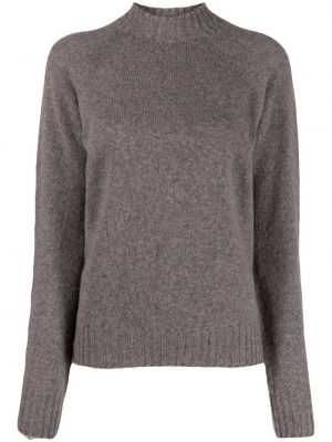 Вълнен пуловер Drumohr сиво