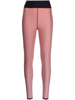 Legginsy z wysoką talią z nadrukiem Ultracor - różowy