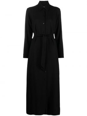 Φόρεμα σε στυλ πουκάμισο A.p.c. μαύρο
