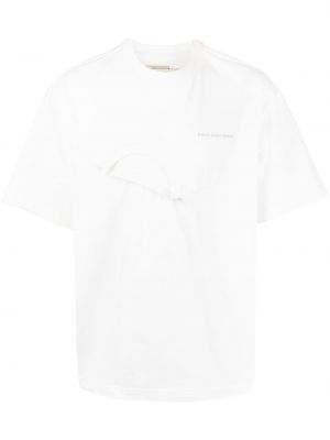 Тениска с принт Feng Chen Wang бяло