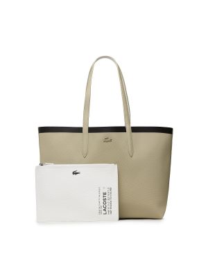 Nakupovalna torba Lacoste bela