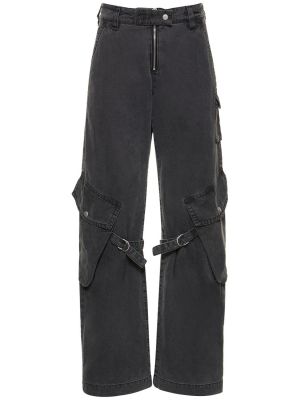 Jeansy relaxed fit Acne Studios czarne