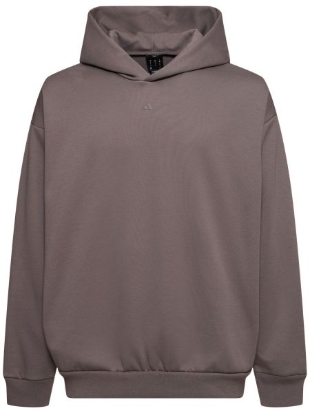 Fleece hoodie Adidas Originals braun
