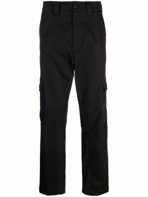Pantalones rectos con bolsillos Moncler negro