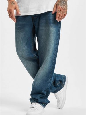 Jeansy relaxed fit Rocawear niebieskie