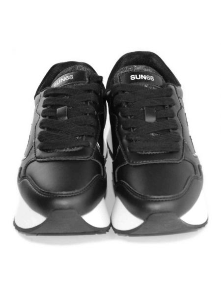 Zapatillas con plataforma Sun68 negro