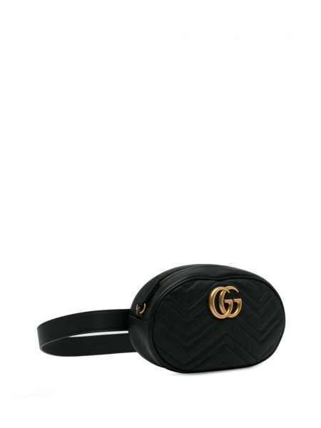 Pásek Gucci Pre-owned černý