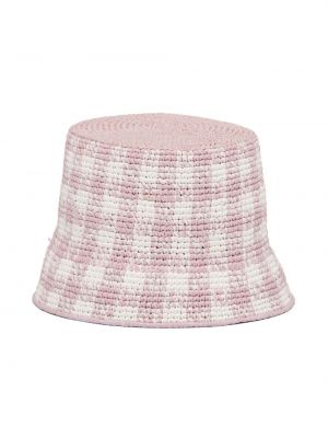 Karierter mütze Prada pink